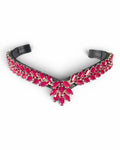 Ruby Blossom Browband