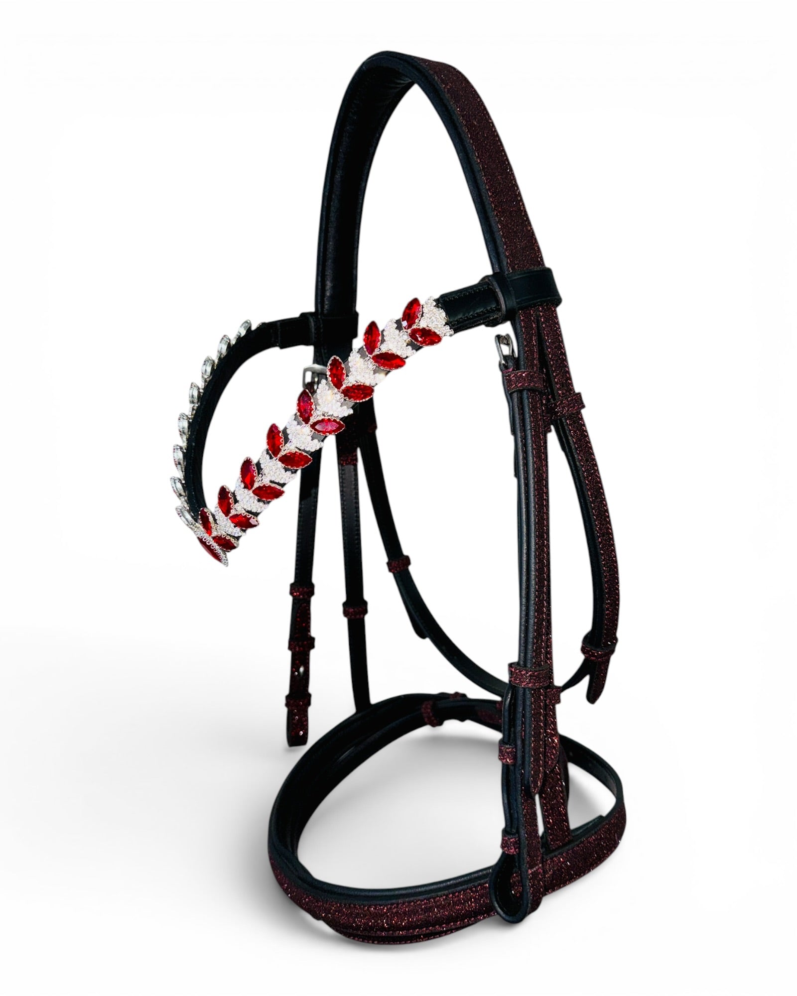 Imperial Ruby Bridle with Reins