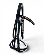 Midnight Rose Bridle with Reins