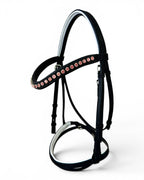 Midnight Rose Bridle with Reins