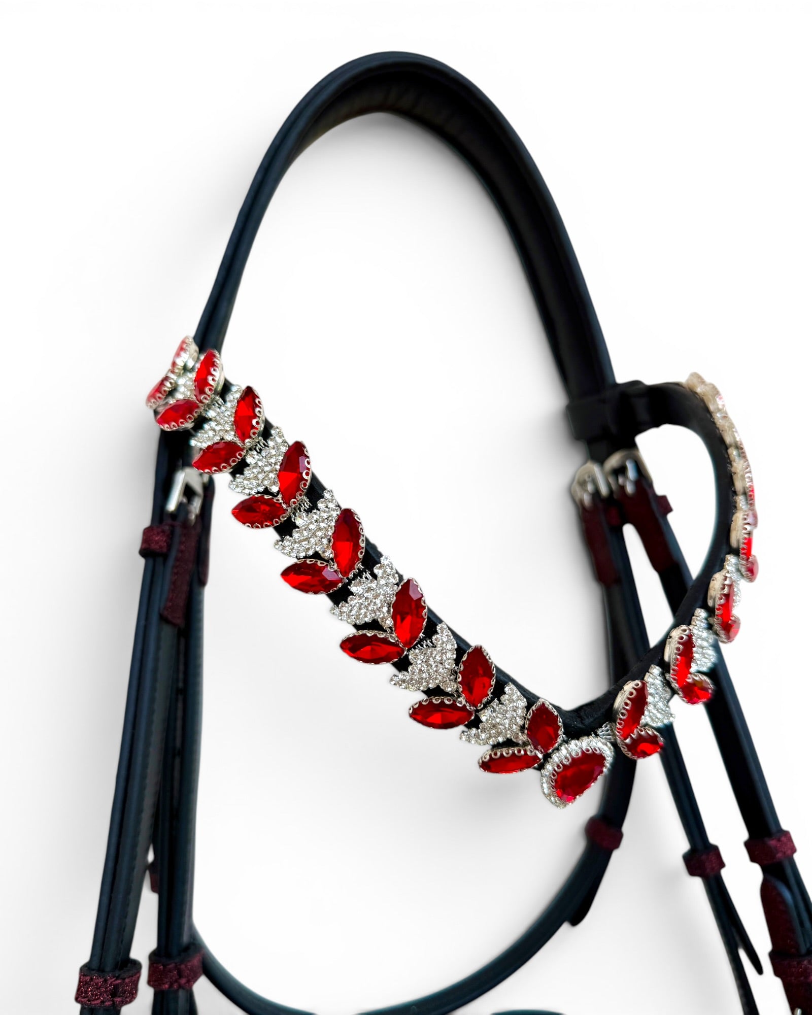 Imperial Ruby Bridle with Reins
