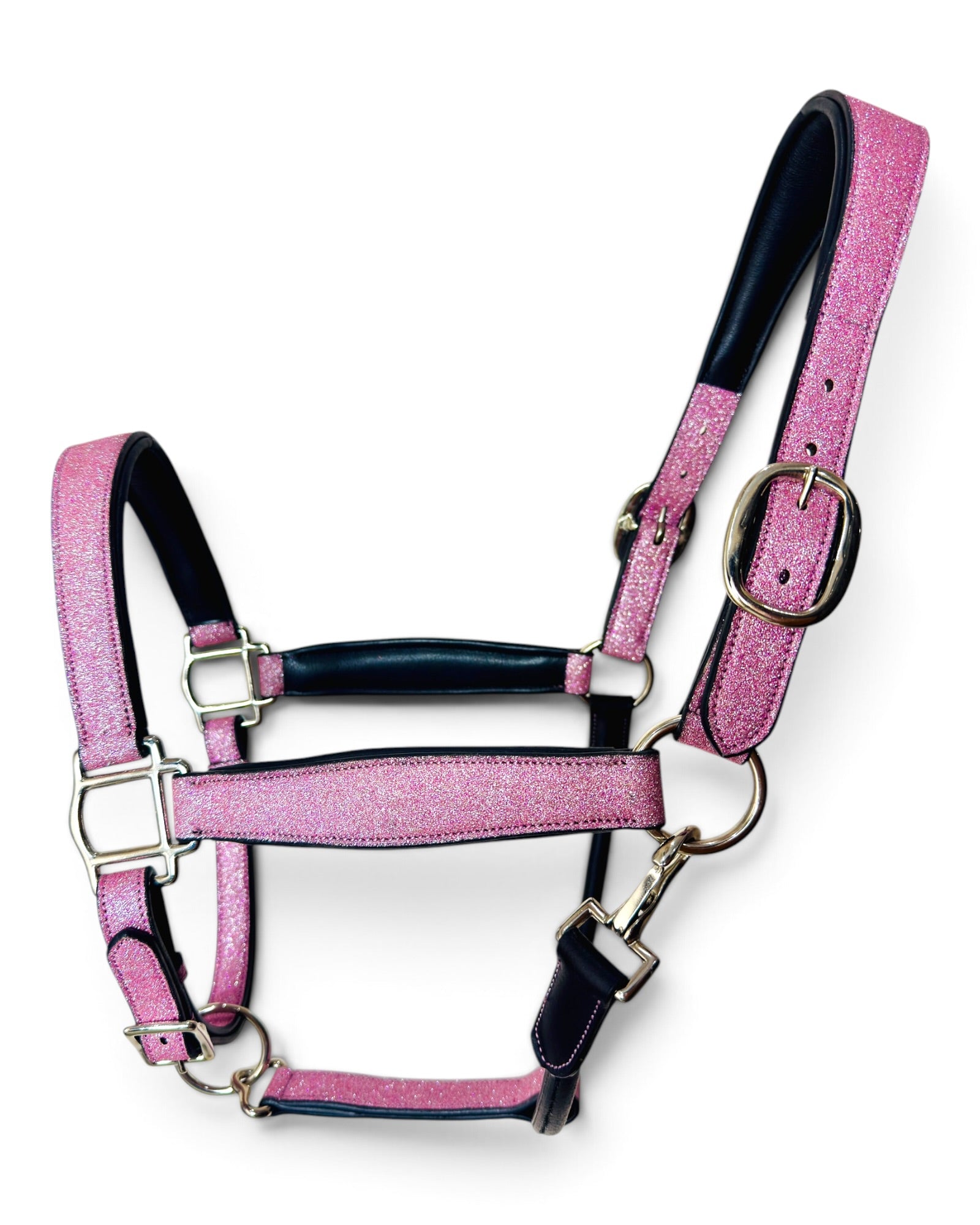 Glitter Leather Horse Halter
