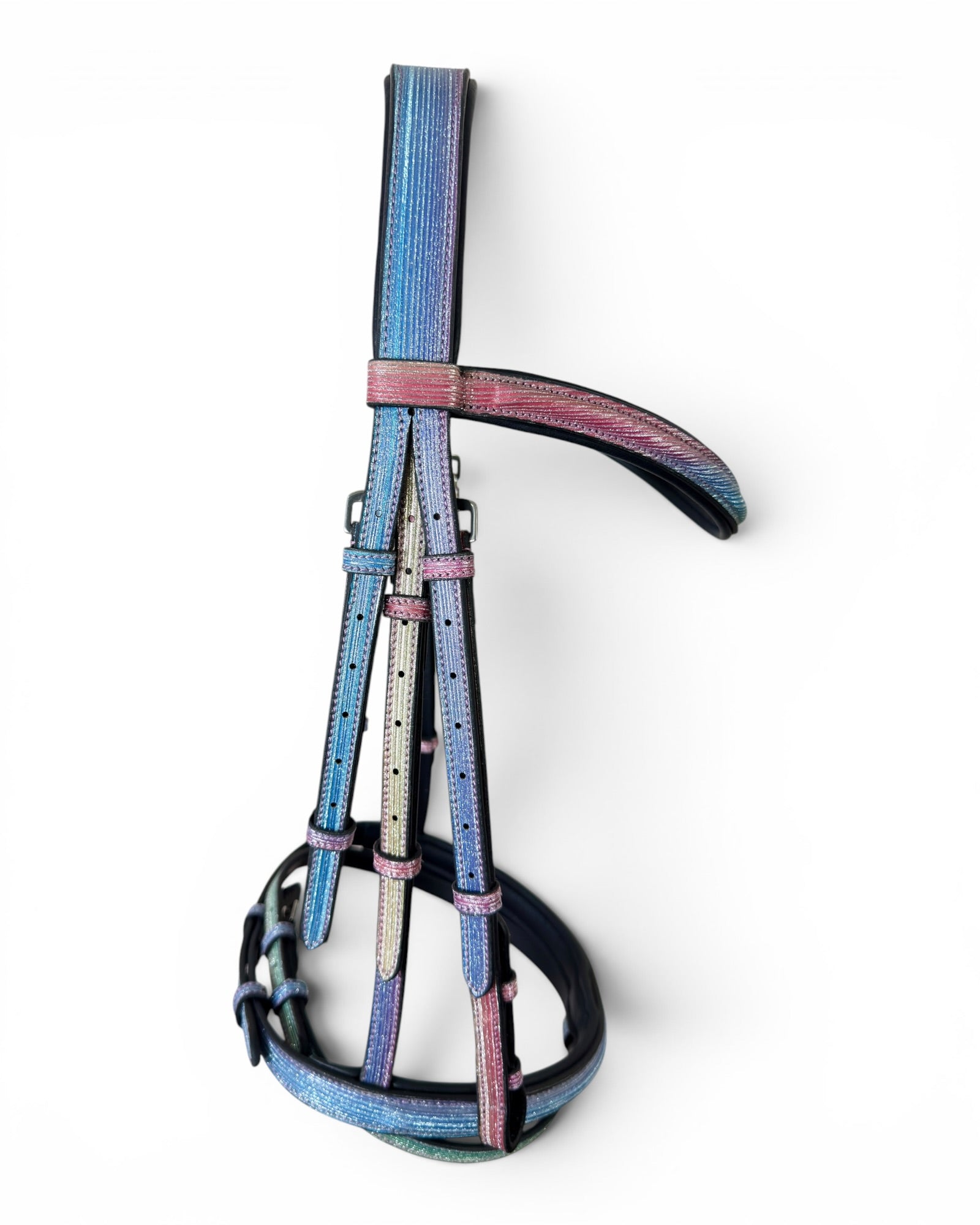 Rainbow Luxe Bridle with Reins