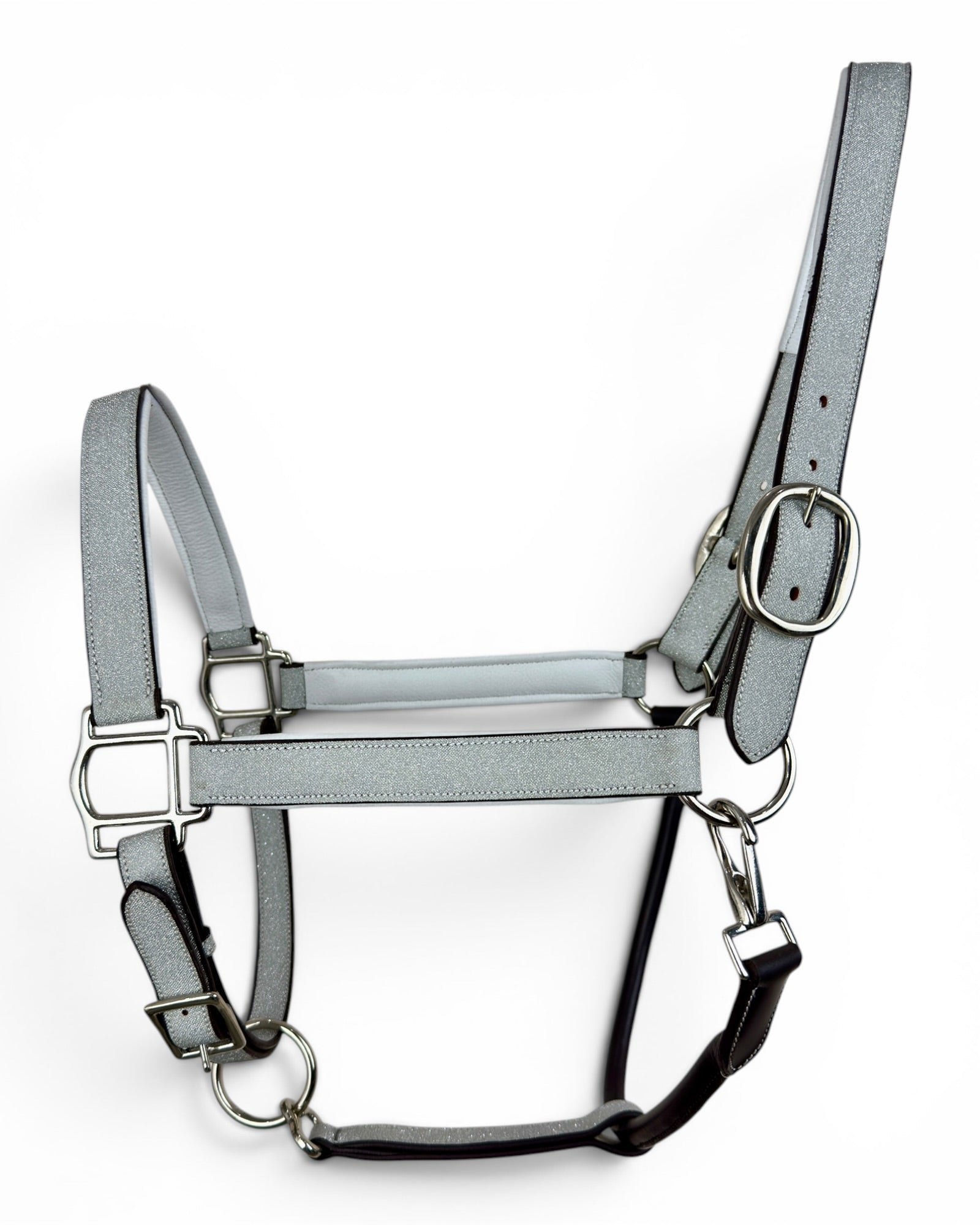 Glitter Leather Horse Halter