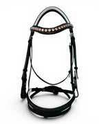 Midnight Rose Bridle with Reins