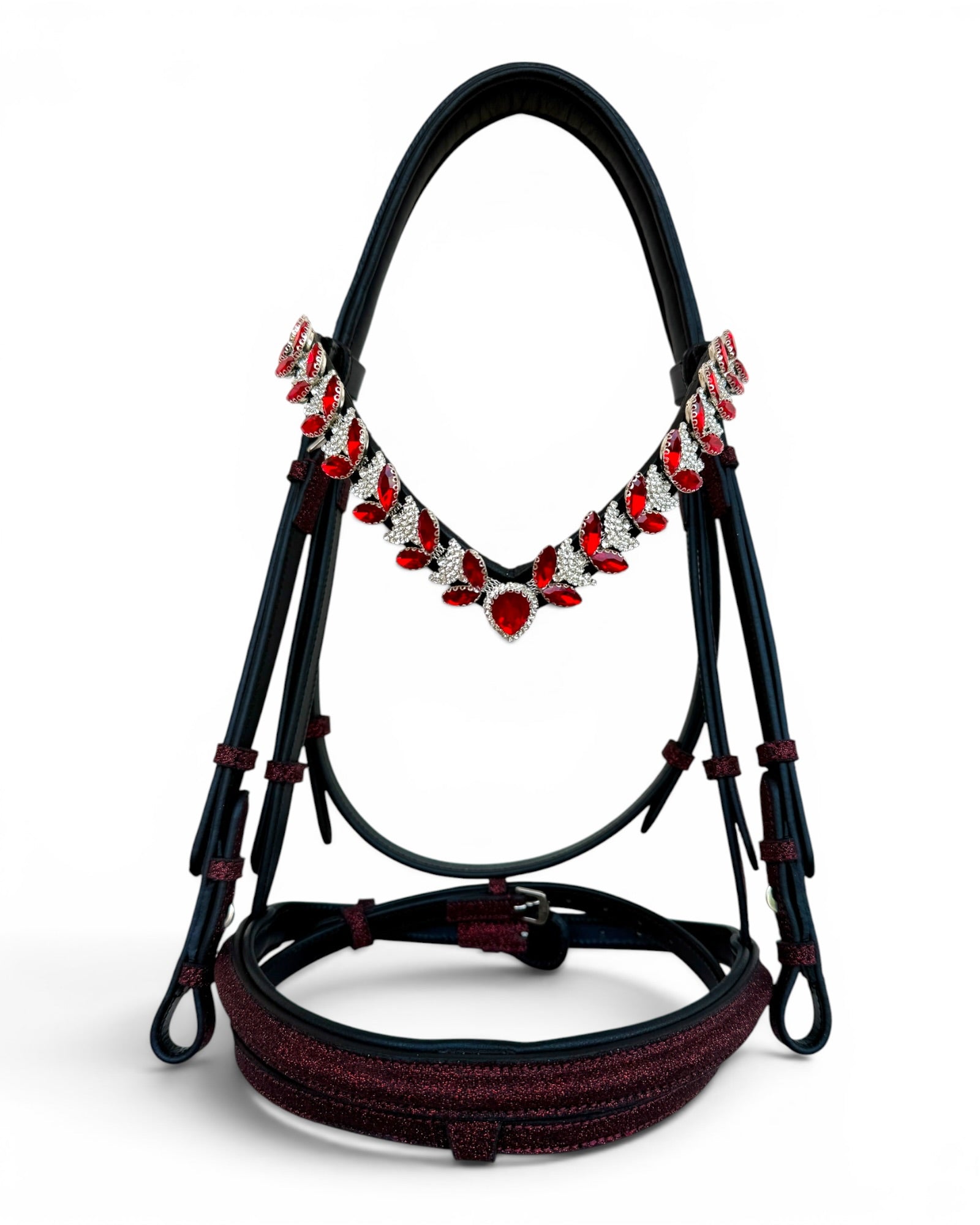 Imperial Ruby Bridle with Reins