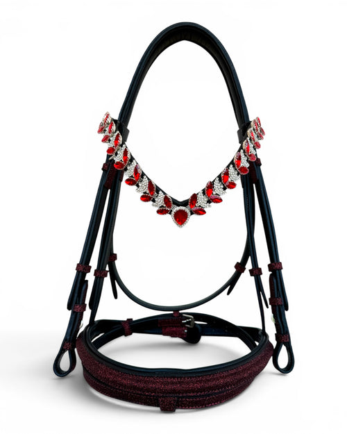 Imperial Ruby Bridle with Reins