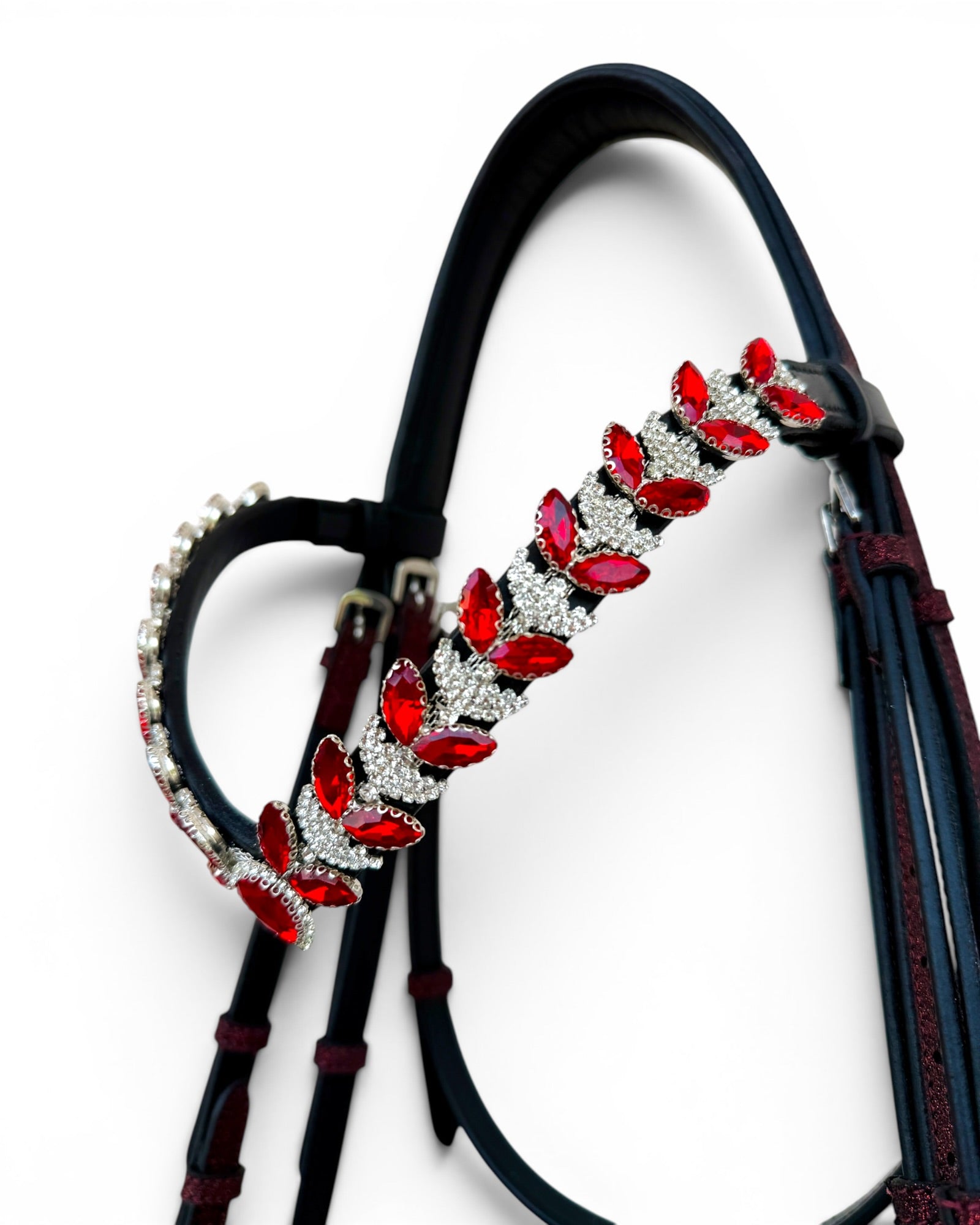 Imperial Ruby Bridle with Reins