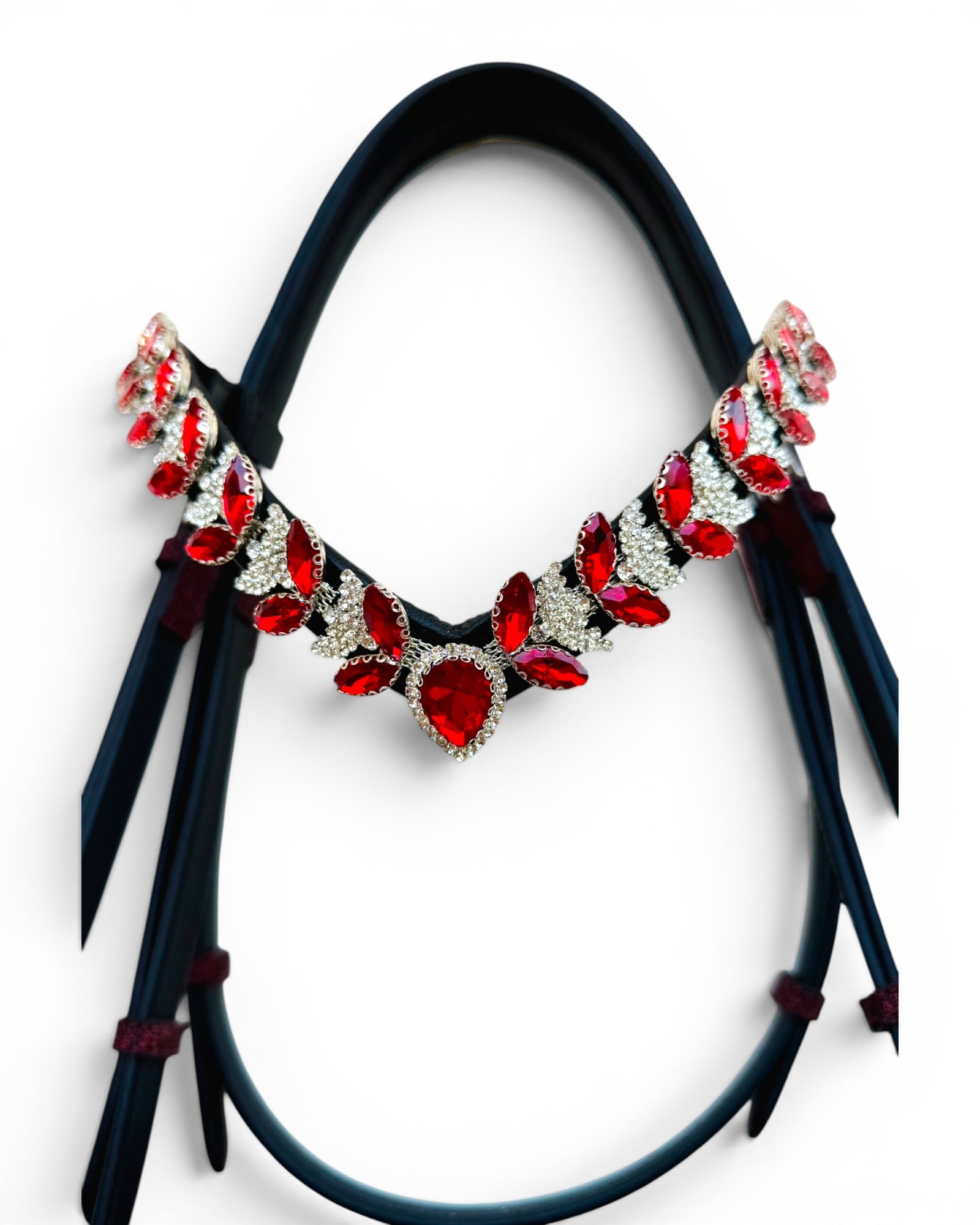 Imperial Ruby Bridle with Reins