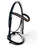 Midnight Rose Bridle with Reins